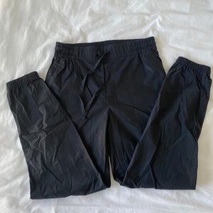 black cargo pants